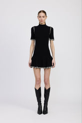 EN SAISON ROMILLA STITCH MINI DRESS